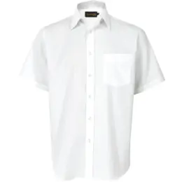 White Oxford Lounge Short Sleeve Mens